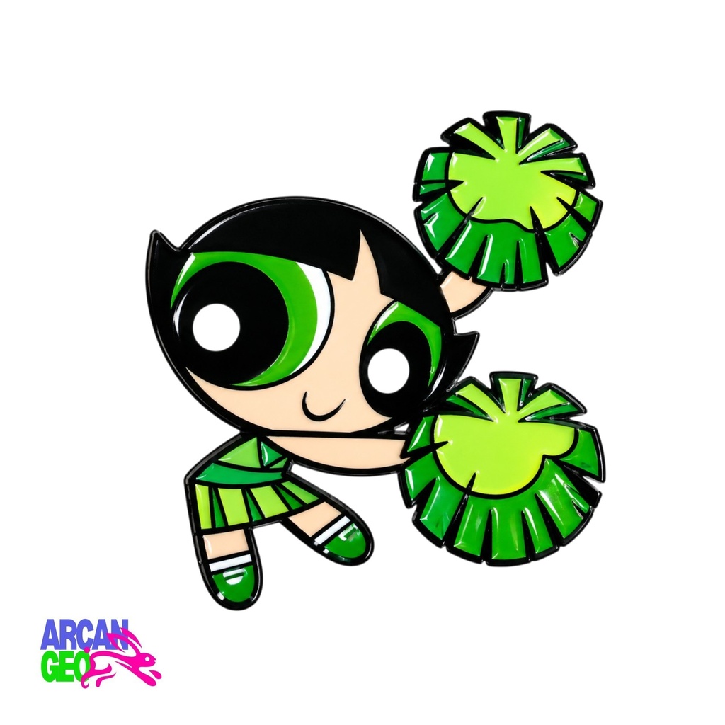Pin Bellota Green Power Cheer.