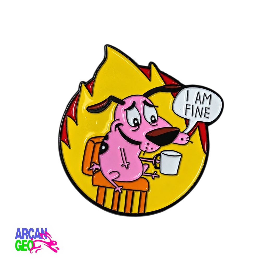 Pin Coraje: Estoy Bien, Creo.