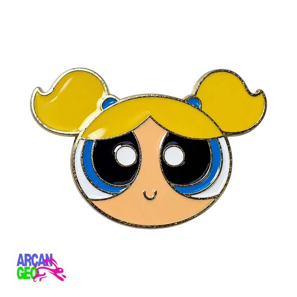 Pin Burbuja: Blue Sweetie.
